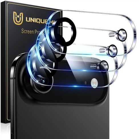 UniqueMe for 3 Pack iPhone 16 Pro/iPhone 16 Pro Max Camera Lens Protector in Kuwait