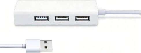 USB Hub 4 Ports, Multiple USB 3.0 Hub, Hub with Ethernet Port, Extender for A Port Laptop, PC, Desktop and More in Kuwait