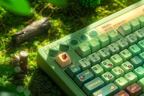 8Bitdo Retro 87 Mechanical Keyboard for Windows PC & Android, Forest Wonder in Saudi Arabia