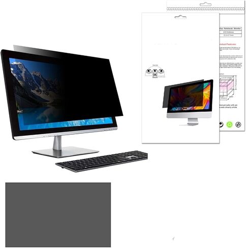 11.6-27 Inch Computer Privacy Screen Filter, Removable Anti-Glare & Anti-Scratch Protector Film (18.5inch/41x23CM) in Kuwait