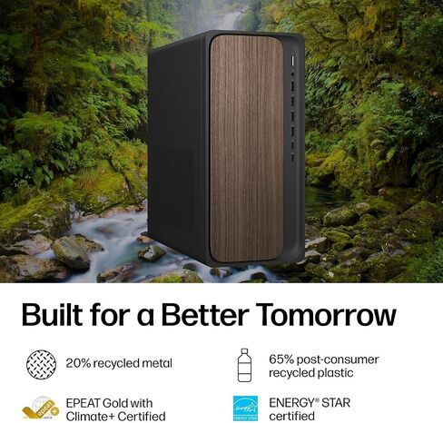 Customized HP OmniDesk Desktop Tower, Intel Core Ultra 7 265, 16GB-64GB DDR5 RAM, 1TB-2TB PCIe NVMe SSD, Dual Monitor Support, Win 11 Pro, Wired Keyboard & Mouse, WiFi 6 in Kuwait