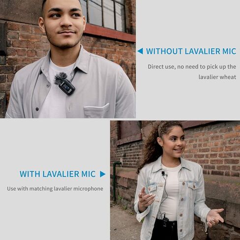 Saramonic USB-C Wireless Lavalier Microphone System for Vlog, Blink500 Pro B5 Microphone for Samsung Galaxy Hauwei Google Pixel Smartphone for YouTube Video Facebook Live in Kuwait