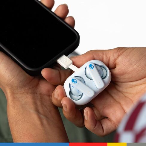 Skullcandy EcoBuds Sustainable Wireless in-Ear Bluetooth Earbuds - Glacier in Kuwait