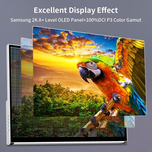 OLED Portable Touch Monitor 13.3" 2K for Laptop/PC External Display in Saudi Arabia