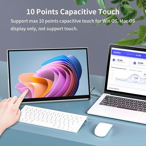 OLED Portable Touch Monitor 13.3" 2K for Laptop/PC External Display in Saudi Arabia