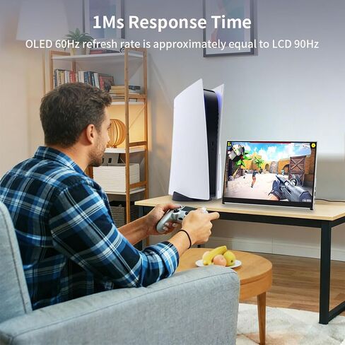 OLED Portable Touch Monitor 13.3" 2K for Laptop/PC External Display in Saudi Arabia