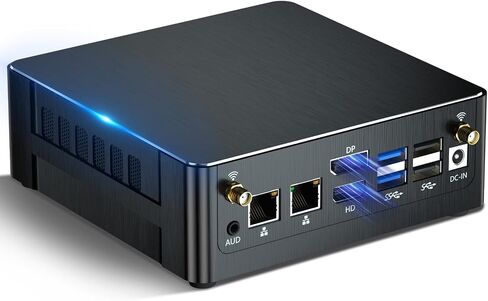 Mini PC, Desktop Computer with Core i9-13900H, 14 Cores, Win-11 Pro(TPM2.0), 64G DDR5, 4T M.2 PCIE4.0 SSD, Dual 2.5G LAN, DP/HD/USB4.0 Triple Display, Support 8K/4K@60Hz, WiFi6E/BT5.3 in Kuwait