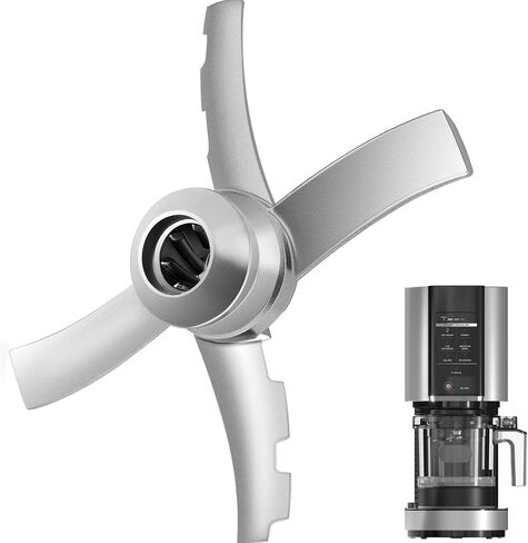 Replacement Paddle Blade for Ninja Creami NC300 NC299AMZ NC301 CN305A Series Ice Cream Makers, Sorbet Milkshakes Frozen Yogurt Creamy Icecream Creamer Machine Stainless Steel Accessories Mixing Parts in Saudi Arabia