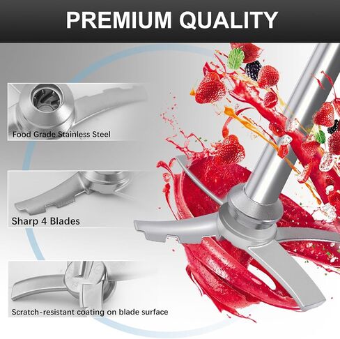 Replacement Paddle Blade for Ninja Creami NC300 NC299AMZ NC301 CN305A Series Ice Cream Makers, Sorbet Milkshakes Frozen Yogurt Creamy Icecream Creamer Machine Stainless Steel Accessories Mixing Parts in Saudi Arabia