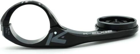 K-Edge Max XL (31.8 ملم) حامل كمبيوتر للدراجة، للغارمين، أسود | حامل Garmin Combo مع حافة 1050، مشبك 31.8 مم، هيكل من الألومنيوم باستخدام الحاسب الآلي، وكاميرا أو محول ضوء متضمن in Kuwait