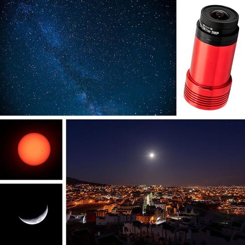 Astronomical Imaging Device 1 / 3Inch Sensoring Portable ASI120Mini Guiding Camera for Deeply Observation Guide Camera for Astrophotography in Saudi Arabia