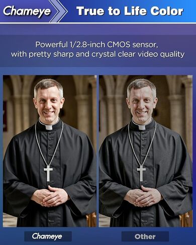 Chameye NDI Camera Bundle, 30X AI Auto Tracking Live Streaming PTZ Camera, PoE IP HDMI USB SDI, NDI PTZ Controller for Church Worship Education, NDI Bundle (K230N+C730Nx2) in Saudi Arabia