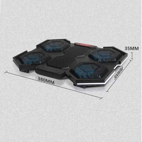 Adjustable Six Fan Desktop Quiet Laptop Cooling System in Kuwait