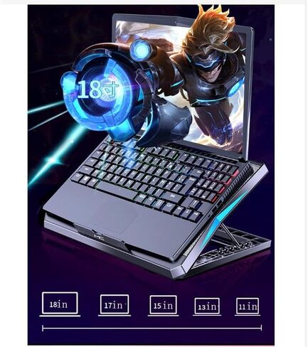 Adjustable Folding Desktop Cooling Base Laptop Heat Dissipation Stand in Kuwait