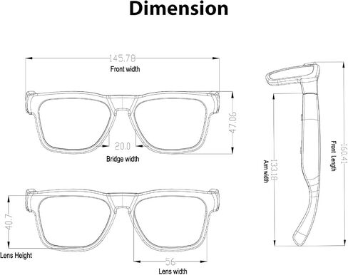 OhO AI Glasses, Bluetooth Audio Sunglasses with 10H Playtime, ChatGPT Translation & Water Resistant Open Ear Glasses in Saudi Arabia