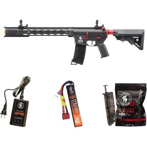 Lancer Tactical Gen 3 SPR Interceptor M4 Airsoft with Programmable Mosfet/ETU-Electric Full/Semi-Auto AEG Rifle (Lipo Battery & Charger Included) in Saudi Arabia