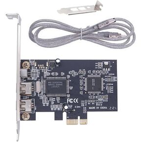 محول بطاقة PCI Express FireWire ذو 3 منافذ IEEE 1394A لكاميرات الفيديو الرقمية - لتوسيع PCIe x1 مع دعامة منخفضة المستوى in Kuwait