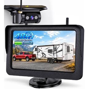 48H Long Battery Life Wireless Backup Camera: Multi-Day RV Trailer Trips in Saudi Arabia