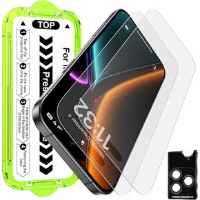 Esanik for iPhone 14 Pro Max Matte Glass Screen Protector [Auto-alignment] Anti-Glare & Anti-Fingerprint,Anti-Reflection,Bubble Free, Smooth as Silk, 2 Pack 9H Glass Screen Cover in Saudi Arabia