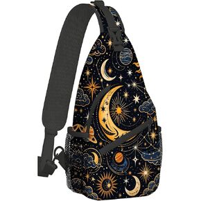 Sling Bag for Women Men, Lightweight Crossbody Chest Bag Travel Hiking Daypack Shoulder Backpack in Saudi Arabia