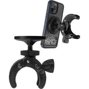 Mob Armor MobNetic Claw .MS MagSafe Compatible Claw Phone Mount – Adjustable Grip for Tubes 0.25‑2", Iron‑Strong Magnetic Hold, 360° Spin & 50° Tilt for Trucks, Work Rigs, Cars & Closed Cabs in Saudi Arabia