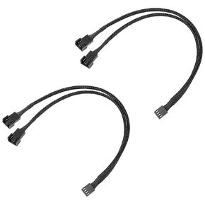 2-Way PWM Fan Splitter Cable 4-Pack, 1 to 2 Extension Cable in Kuwait