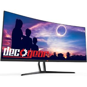 Deco Gear 49 Inch Curved Monitor, 5K2K Ultrawide WDQHD Screen 5120×1440, R1500, HDR400, 120Hz, 32:9 VA Panel, USB-C 65W PD, Adaptive Sync, PBP/PIP, KVM Switch, Built-in Speakers & Ergonomic Stand in Saudi Arabia