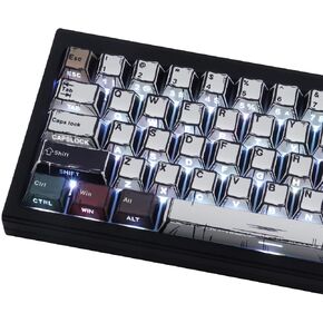 JOMKIZ PBT Keycaps,152 Keys Dye Sublimation Cherry Profile Keycaps Set for Cherry MX Switches ASIN/ISO Layout Mechanical Keyboards in Saudi Arabia
