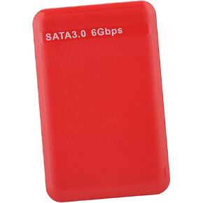 2.5inch USB3.0 High Speed Hard Disk Enclosure with UASP Acceleration for 6TB SSD Storage Needs (Red) in Saudi Arabia