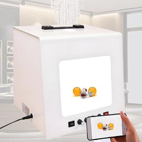 Portable Photo Studio Light Box Soft Box,360 Electric Rotating,4pcs Light Fill Light Adjustable for photographing Jewelry (Tb30) in Saudi Arabia