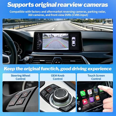 Wireless CarPlay Touchscreen for BMW 5 Series F10 F11 CIC System 2010-2011 in Saudi Arabia