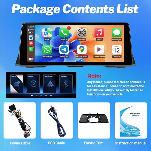 Wireless CarPlay Touchscreen for BMW 5 Series F10 F11 CIC System 2010-2011 in Saudi Arabia