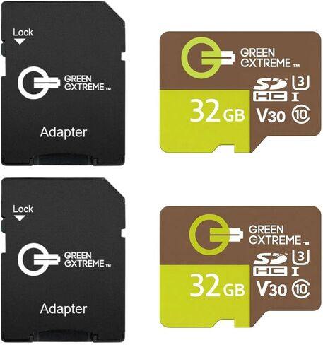 Green Extreme microSD Memory Card with SD Adapter, Class 10 U3 in Saudi Arabia