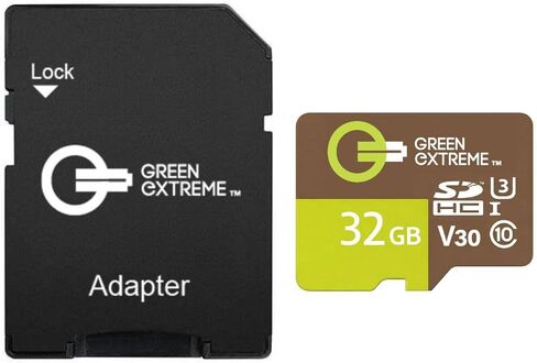 Green Extreme microSD Memory Card with SD Adapter, Class 10 U3 in Saudi Arabia