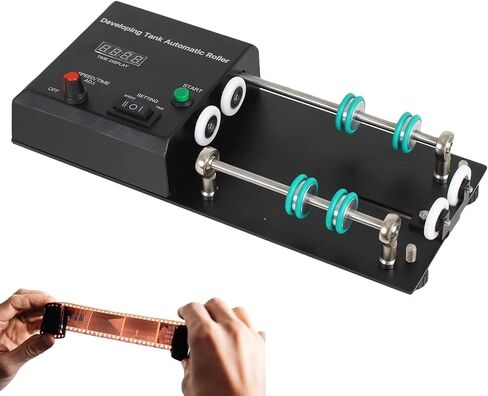 Automatic Film Processor, Adjustable Speed from 20-280RPM, Darkroom Film Developing Machine, 1-30 Minute Timer, with Extension Rod, 4 Preset Programs in Saudi Arabia