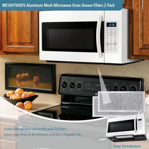 ME18H704SFS Microwave Grease Filters Fit for Samsung 5-7/8" x 13-3/8" in Saudi Arabia