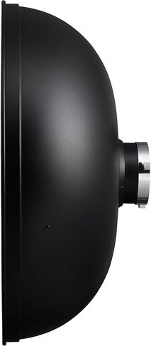 طبق Godox BDR-S55 Pro Beauty Dish فضي 54 سم (21.3 بوصة) حامل بوينز - صورة عالية التباين ومعدل إضاءة عصري مع عاكس مركزي وحامل بوينز على شكل حرف S in Kuwait
