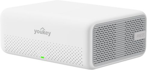youkey Hub H310, No Monthly Fee, Surveillance Video Recording Hub with Advanced Encryption, AI Facial Recognition, Cross-Camera Tracking, 16GB Local Storage, 16TB Expandable, 2.4G WiFi/Ethernet in Kuwait