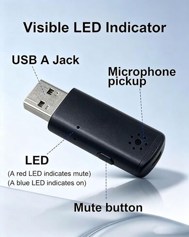 USB Microphone for Laptop & Desktop PC, with Touch Mute in Kuwait