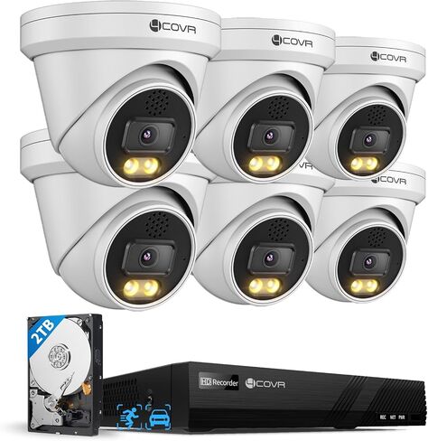 4COVR 4K PoE Security Camera System 16 Channel with 4TB HDD, LY97KA8M1612 in Saudi Arabia