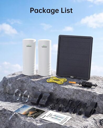 UeeVii 5.8G Point to Point Wireless Bridge Kit with Solar Panel CPE452 in Saudi Arabia