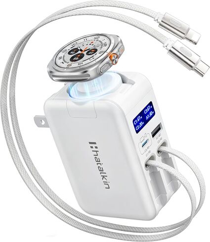 5-in-1 67W Retractable Charger for Galaxy Watch 8/7/6/5,Galaxy S26,Buds4 in Saudi Arabia