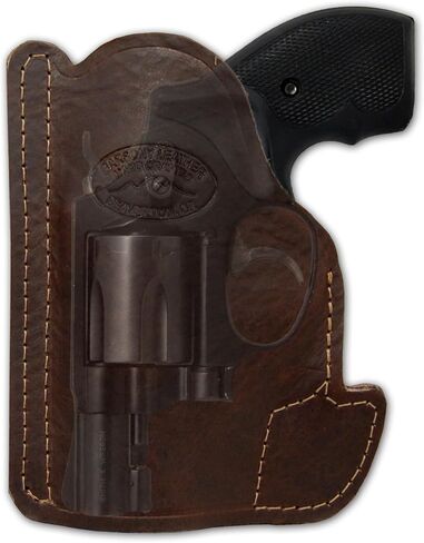 New Barsony Brown Leather Pocket Holster for 2", Snub-Nose .38 .357 Revolvers in Saudi Arabia