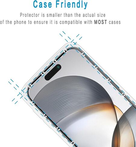 2 Pack Matte Privacy Screen Protector for iPhone 16 Pro Max in Saudi Arabia