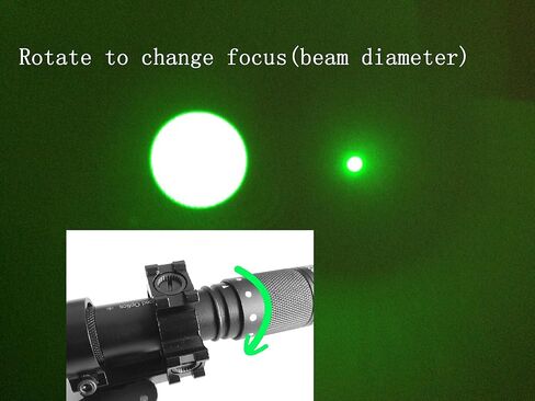 Ade Advanced Optics Class IIIA مصباح ليزر أخضر/مصباح صيد مع حامل سريع التحرير in Kuwait
