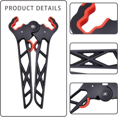 Heran Bow Stand for Compound Bow, Folding Compound Bow Stand Portable Bow Holder for Practice and Outdoor Shooting, Archery Accessories in Saudi Arabia