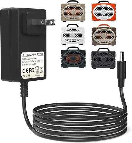 شاحن طاقة محول تيار متردد/تيار مستمر 15 فولت 3 أمبير لجهاز Turtlebox Gen 2 & Gen 3 in Kuwait