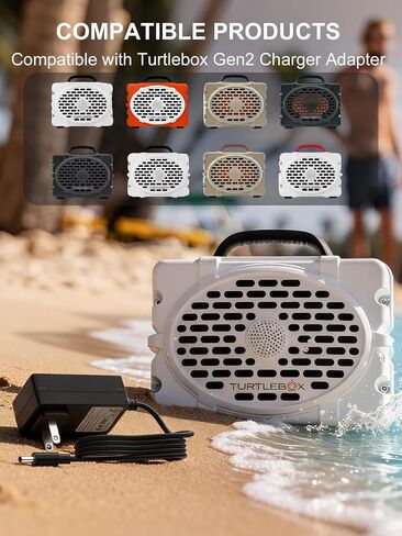 شاحن طاقة محول تيار متردد/تيار مستمر 15 فولت 3 أمبير لجهاز Turtlebox Gen 2 & Gen 3 in Kuwait