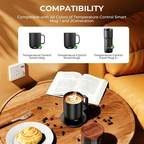 Charging Coaster Base Compatible with Emb BER Temperature Control Smart Mug in Kuwait