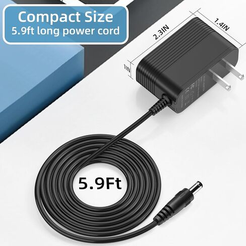 Charger for Trucozie Cordless Vacuum Cleaner T350 | Replacement Power Adapter Compatible with Trucozie T350 & T550 Stick Vacuum Cleaners in Saudi Arabia